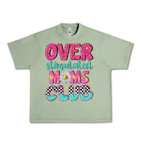 Oil Green over stimulated moms club Urban Heavy Tee - NancyCooperArtShop