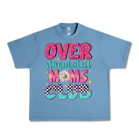 Pebble Blue over stimulated moms club Urban Heavy Tee - NancyCooperArtShop
