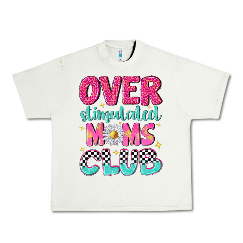 Over Stimulated Moms Club Urban Heavy Tee by NancyCooperArtShop | Teevron