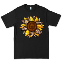 Black sunflower leopard Premium Tee - JahusDesignShop