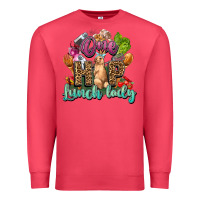 Cardinal One hip lunch lady Easter Day Premium Sweatshirt - HowdyJamesFarm