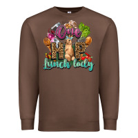 Chestnut One hip lunch lady Easter Day Premium Sweatshirt - HowdyJamesFarm