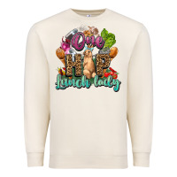 Sandshell One hip lunch lady Easter Day Premium Sweatshirt - HowdyJamesFarm