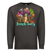 Smoke One hip lunch lady Easter Day Premium Sweatshirt - HowdyJamesFarm