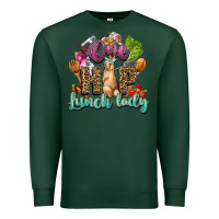 Sports Green One hip lunch lady Easter Day Premium Sweatshirt - HowdyJamesFarm