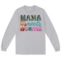 Moon Dust Mama Needs Coffee Bbs Long Sleeve Tee - BundleAndBundleShop