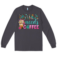 Smoke Mama Needs Coffee Bbs Long Sleeve Tee - BundleAndBundleShop