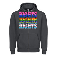 Smoke Rights rights rights Zipper Hoodie - NancyCooperArtShop