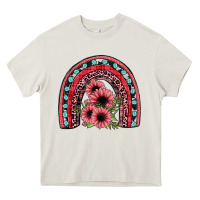 Valentines Sunflower Rainbow Heavy Core Tee | Teevron