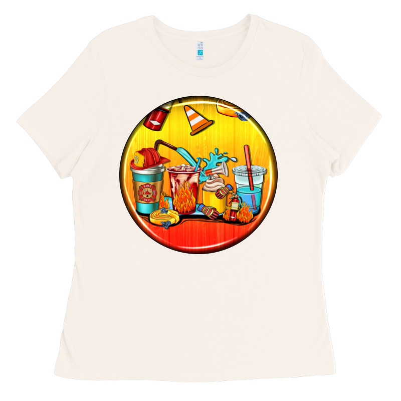 Firefighter Coasters Ladies Tee by AdoDesignShop | Teevron