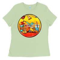 Matcha firefighter coasters Ladies Tee - AdoDesignShop