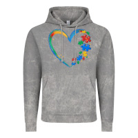 Cloud Rock autism heart Vintage Hoodie - MaliasSmallBusiness