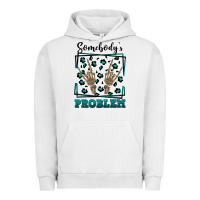 Pigment Lunar Rock Somebody's Problem Hand Skeleton Urban Hoodie - FaDigitalArtStudio