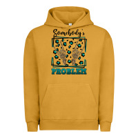 Pigment Peanut Butter Somebody's Problem Hand Skeleton Urban Hoodie - FaDigitalArtStudio