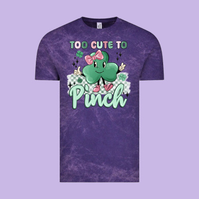 Too Cute To Pinch Vintage Tee Designed By Maliassmallbusiness