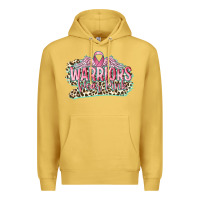 Antique Gold warriors wear pink breast cancer Premium Hoodie - CowGirlArtShop
