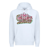 White warriors wear pink breast cancer Premium Hoodie - CowGirlArtShop