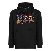 Black god bless the usa Heavyweight Hoodie - CowGirlArtShop