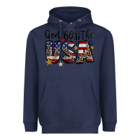 Navy god bless the usa Heavyweight Hoodie - CowGirlArtShop