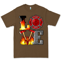 Cacao firefighter love Premium Tee - Artiststas