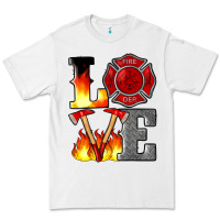 White firefighter love Premium Tee - Artiststas