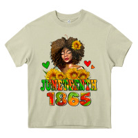 Mossy afro woman juneteenth 1865 Heavy Core Tee - AdoDesignShop