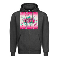 Charcoal Heather I am a survivor Zipper Hoodie - NancyCooperArtShop