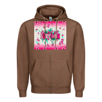 Chestnut I am a survivor Zipper Hoodie - NancyCooperArtShop