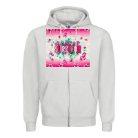 Dove Grey I am a survivor Zipper Hoodie - NancyCooperArtShop