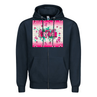 Navy I am a survivor Zipper Hoodie - NancyCooperArtShop