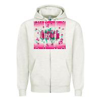 Oatmeal Heather I am a survivor Zipper Hoodie - NancyCooperArtShop