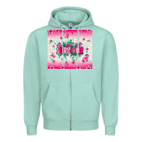 Seafoam I am a survivor Zipper Hoodie - NancyCooperArtShop