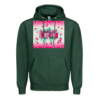 Sports Green I am a survivor Zipper Hoodie - NancyCooperArtShop