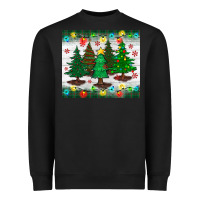 Black christmas trees tumbler Heavyweight Sweatshirt - BundleAndBundleShop