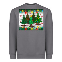 Storm christmas trees tumbler Heavyweight Sweatshirt - BundleAndBundleShop