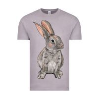 Vintage Zinc Easter bunny Vintage Tee - NancyCooperArtShop