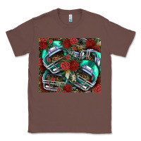Chestnut floral american football  helmet Classic Tee - NancyCooperArtShop
