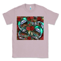 Lilac floral american football  helmet Classic Tee - NancyCooperArtShop