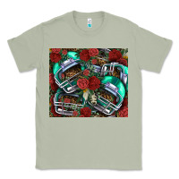 Matcha floral american football  helmet Classic Tee - NancyCooperArtShop