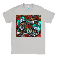 Moon Dust floral american football  helmet Classic Tee - NancyCooperArtShop