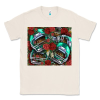 Natural floral american football  helmet Classic Tee - NancyCooperArtShop