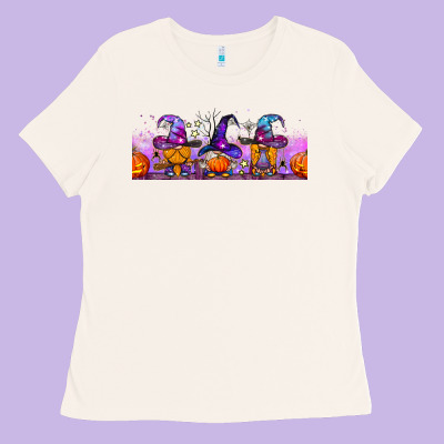 Halloween Witch Gnomes Libbey Cup Ladies Tee Designed By Bundleandbundleshop