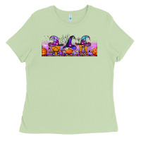 Matcha halloween witch gnomes libbey cup Ladies Tee - BundleAndBundleShop
