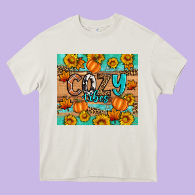 Cozy Vibes Heavy Core Tee Designed By Artiststas