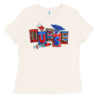 Bone usa nurse Ladies Tee - RanaPortraitStore