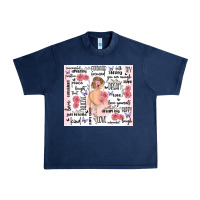 Navy self care Urban Heavy Tee - MaliasSmallBusiness