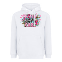 White Faith hope cure Cancer Awareness Heavyweight Hoodie - HowdyJamesFarm