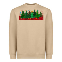 Mushroom christmas trees libbey glass Heavyweight Sweatshirt - BundleAndBundleShop