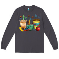 Smoke School Boy Coffee Cup Bbs Long Sleeve Tee - BundleAndBundleShop