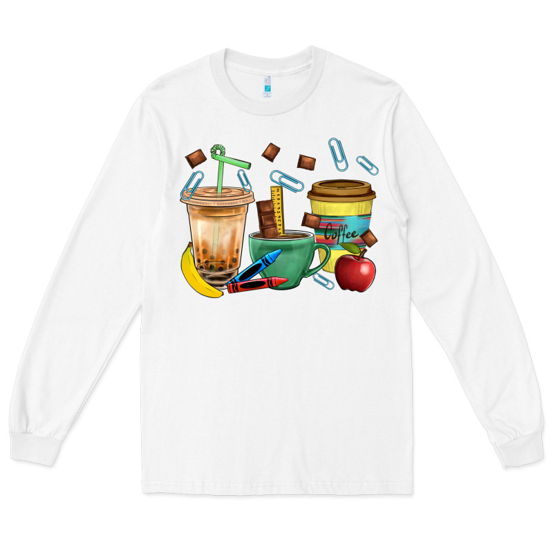 School Boy Coffee Cup Bbs Long Sleeve Tee by BundleAndBundleShop | Teevron